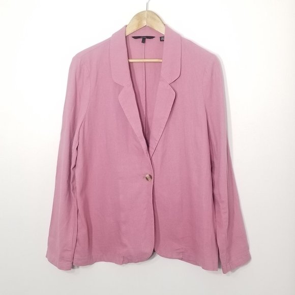 Vero Moda Jackets & Blazers - Vero Moda | Old Pink Single Button Blazer Jacket L